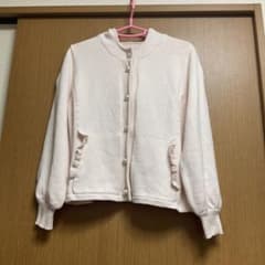 QVC アンドラブ　綿混　ニットパーカー　Lサイズのサムネイル