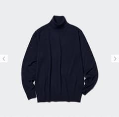 UNIQLO エクストラファインメリノタートルネックセーター（長袖）のサムネイル