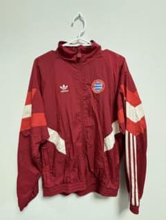 adidas FCバイエルン ナイロンジャケット レッドのサムネイル