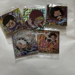 ワンピースウエハースシール　ルフィ&モモの助 シークレットのルフィ&モモの助のサムネイル