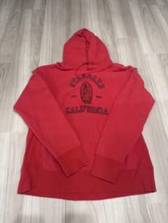 Champion REVERSE WEAVE WARMUP 赤 L 古着のサムネイル