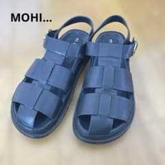 MOHI モヒ グルカサンダル ブラック 36 レザー Vibram裏張り済みのサムネイル