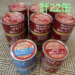 d.b.f デビフ　鶏肉&チーズ20缶　かつお白身1缶　ささみほぐし1缶のサムネイル