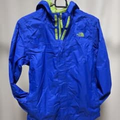 THE NORTH FACE マウンテンパーカー ブルー ライムグリーン - メルカリ