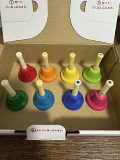 カラフルハンドベル 8個セットのサムネイル