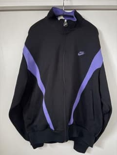 NIKE ナイキ ジャージ 上着 Mサイズ ブラック×パープルのサムネイル