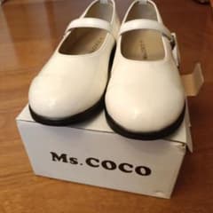 Ms.Coco ホワイト キッズフォーマルシューズ 19cmのサムネイル