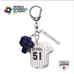 侍ジャパン WBC ナノブロック コラボ ユニフォーム キーホルダー 鈴木誠也のサムネイル