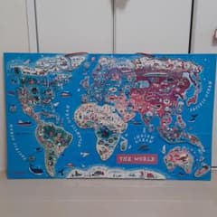 Janod（ジャノー）マグネット　世界地図パズルのサムネイル