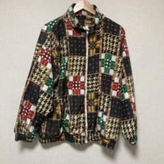 総柄 ジップアップ ブルゾン ジャケットのサムネイル