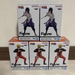 NARUTO-ナルト- 疾風伝 Figuno ナルト・サスケ 5点 まとめ売り - メルカリ