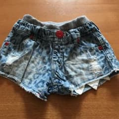 デニム ショートパンツ 120のサムネイル