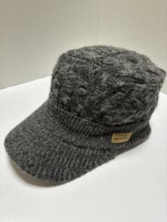 モンベル ケーブルニット ワークキャップ　グレー　サイズS/Mのサムネイル