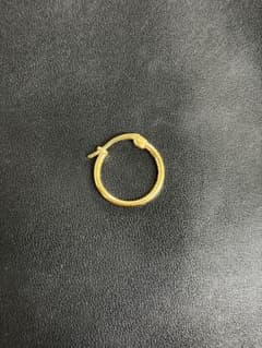 CELINE セリーヌ ゴールド フープピアス 片耳のサムネイル