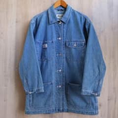 90s～00s オールド エディー バウアー デニムカバーオール メンズM~L