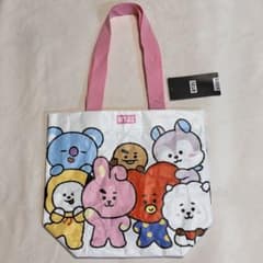 BT21 Korea LINE FRIENDS Shopper Large Tote Bag BTS