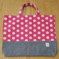 レッスンバッグ　絵本バッグ　ハンドメイドのサムネイル