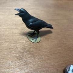 食玩　カラスと雀のサムネイル