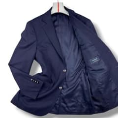 美品 ニューヨーカー 紺ブレ テーラードジャケット ストレッチ AB6 L 美品 ニューヨーカー 紺ブレ テーラードジャケット ストレッチ AB6 L