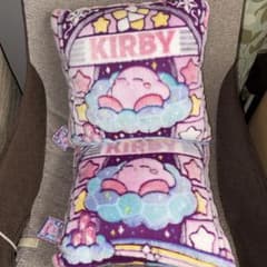 ③カービィ ステンドグラス風クッション 新品2個セット