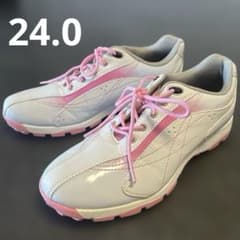 PROGICAL GOLF ホワイト ピンク ゴルフシューズ レディース - メルカリ