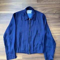 50s NORTEX レーヨンギャバジンジャケット 紺 - メルカリ
