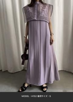 AMERI Vintage CASSIE TRAPEZE DRESS パープル - メルカリ