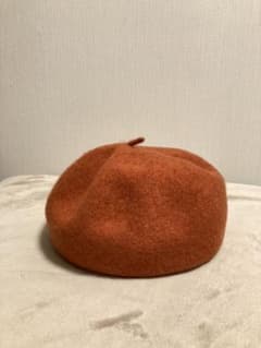 ***専用***ベレー帽 オレンジのサムネイル