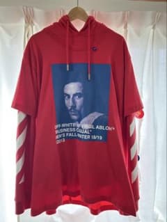 OFF-WHITE ビジネスカジュアル パーカー レッド 2018/2019のサムネイル