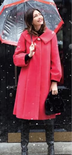 2024冬カタログ掲載⭐️フューシャピンク⭐️コート⭐️エムズグレイシー エムズグレイシー⭐️2024⭐️カタログインスタ掲載⭐️コート