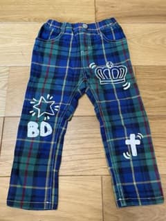 BABYBOLL チェック柄 ロングパンツ 100のサムネイル