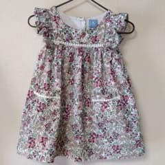 Baby Gap 花柄 コーデュロイ ジャンパースカート 80のサムネイル