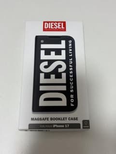 DIESEL iPhone 17 MagSafe 手帳型ケース ブラックのサムネイル