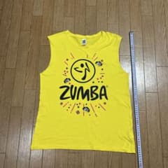 ZUMBA イエロー ノースリーブ Tシャツのサムネイル