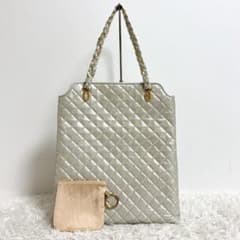 HAMANO ハンドバッグ トートバッグ キルティング ポーチ付き - メルカリ