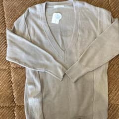 chocol raffine robe ベージュ 長袖ニット Fサイズのサムネイル