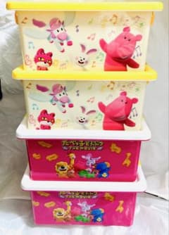 たべっ子どうぶつ　収納 コンテナ 4個セット