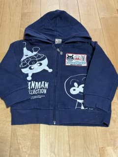 アンパンマン　キッズコレクション　ジップパーカー　バイキンマン100cm(94)のサムネイル