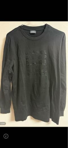 DIESEL 長袖Tシャツ ブラックのサムネイル