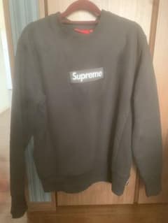 Supreme 黒 スウェット トレーナーのサムネイル