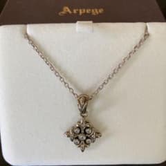 【新品】ARPEGE アルページュ シルバー ネックレス チェーン トップ付のサムネイル