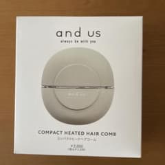 【お値下げ】and us コンパクトヒートヘアコームのサムネイル