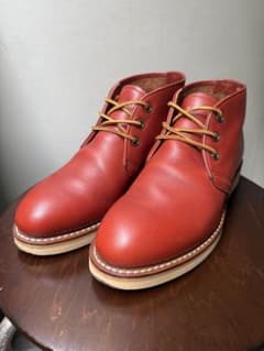 【25.0】7D REDWING レッドウイング チャッカブーツ8595 赤 茶のサムネイル