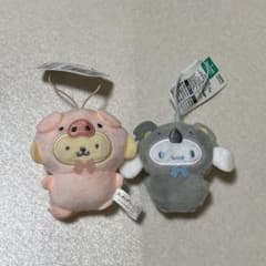 サンリオキャラクターズ　どうぶつ着ぐるみマスコット　コアラ編　こぶた編　シナモン