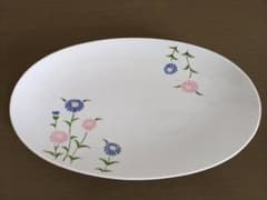 たち吉 楕円皿 花柄 プレート　【新品未使用品】のサムネイル