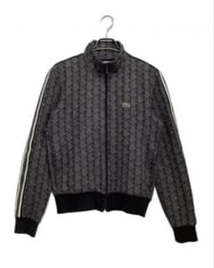 完売品‼️Lacoste モノグラムトラックジャケット 黒《希少色》Sサイズのサムネイル