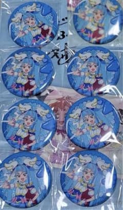 8個 プリキュア タワーレコード 缶バッジ キュアスカイ ソラ