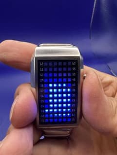 PIMPデジタル腕時計 LEDグリッド表示 - メルカリ