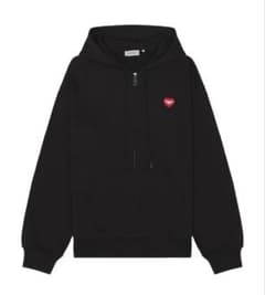 新品タグ付】Carhartt WIP ハート ジップパーカー 黒 XL - メルカリ