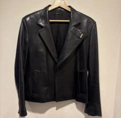 イヴ・サンローラン リヴゴーシュ　レザージャケット 98年　エディ期 YVES SAINT LAURENT RIVE GAUCHE レザージャケット ブルゾン ボンバー